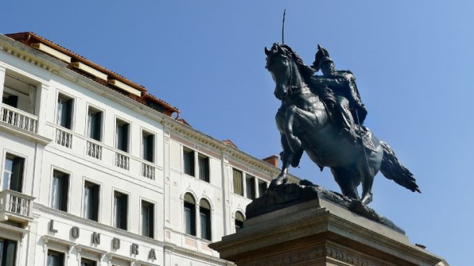 Monument van Vittorio Emanuele II in Venetië Monument van Vittorio Emanuele II in Venetië