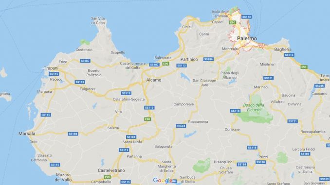 NW sicilia Kaart NW Sicilië