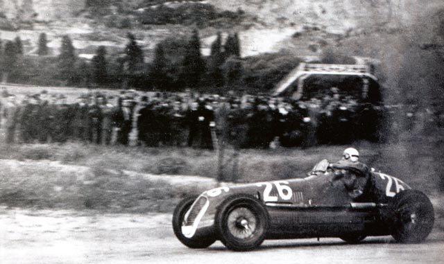 Maserati 4CL winnaar Targa Florio in 1940 Maserati 4CL winnaar Targa Florio in 1940