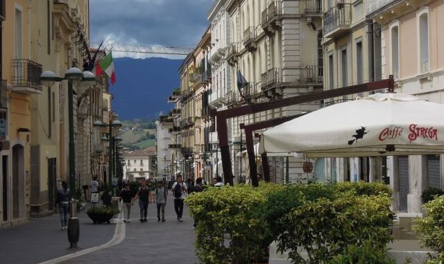 Straatbeeld Benevento Straatbeeld Benevento