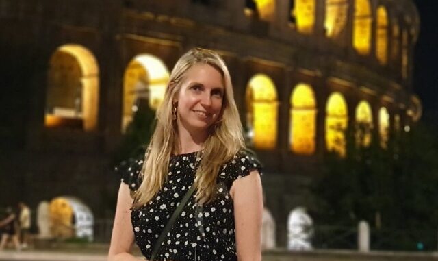 Desiree aan het Colosseum Desiree aan het Colosseum