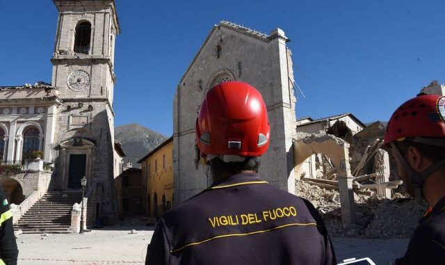 Norcia na de aardbeving Norcia na de aardbeving