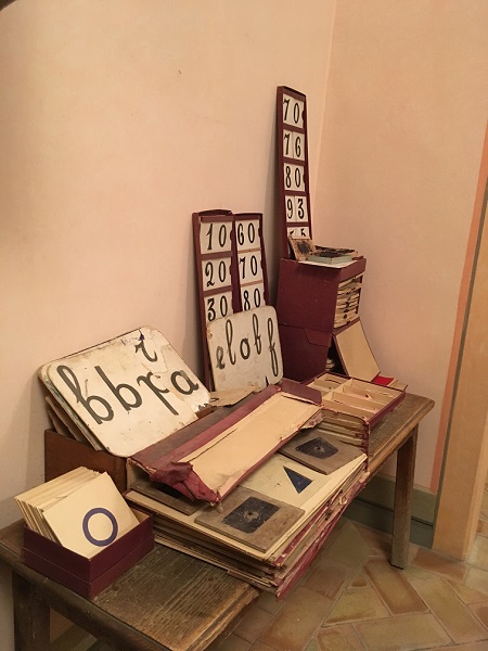 Lesmateriaal van Maria Montessori