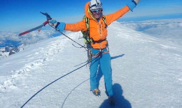 Micheline op de Mont Blanc Micheline op de Mont Blanc