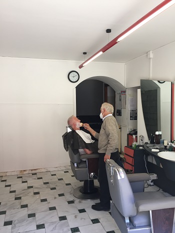 Giuliano aan het werk