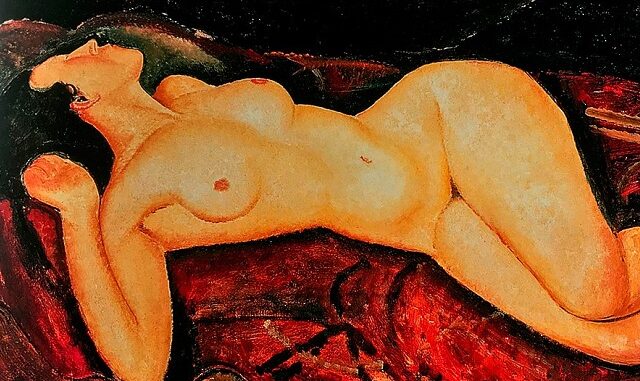 Amedeo Modigliani naakt 1917