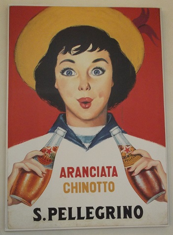 Reklamebord voor S.Pellegrino