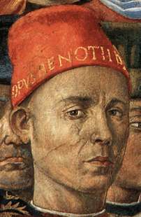 Benozzo Gozzoli, zelfportret