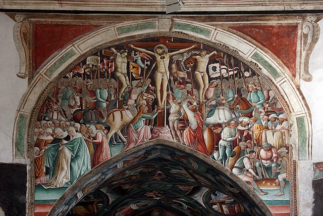 Clusone Oratorio dei Disciplini fresco's binnenzijde