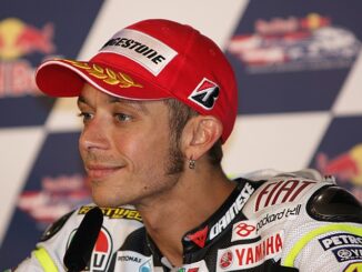 Valentino Rossi op Laguna Seca in 2010