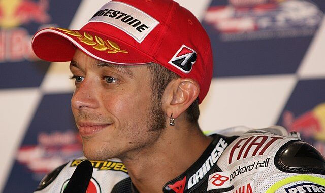 Valentino Rossi op Laguna Seca in 2010 Valentino Rossi op Laguna Seca in 2010