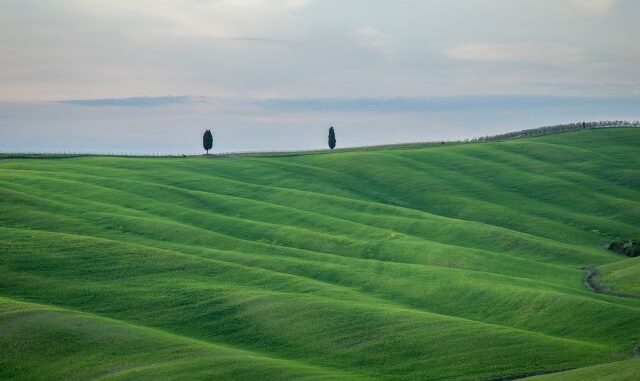 landschap van de Val d'Orcia