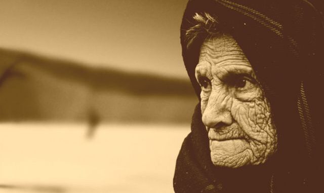 De oude vrouw uit Brughera