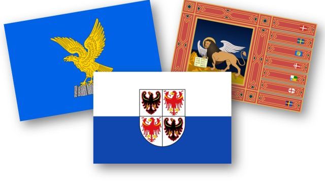 Tre Venezie vlaggen