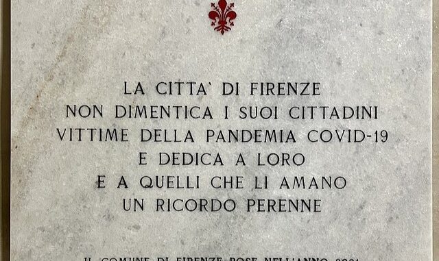 Lapide_vittime_Covid_Palazzo_Vecchio