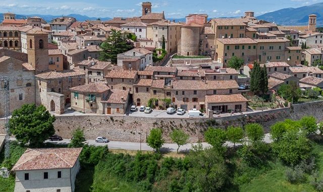 Zicht op Montefalco