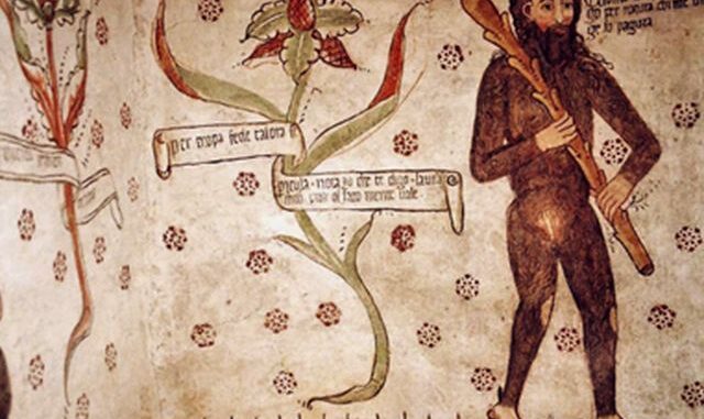 Fresco van de Wildeman in Sacco